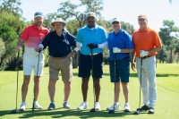 Group photo at the Gridiron Legends Golf Tournament